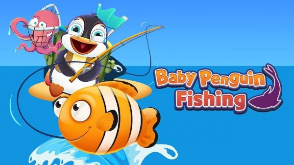 Baby Penguin Fishing: Fun Fishing Puzzle Game
