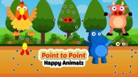 Point to Point Happy Animals: Kids Drawing & Numbers Game