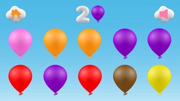 Numbers and Colors Learning Game