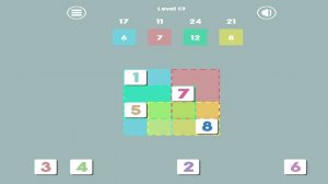 Sum Square Puzzle Game